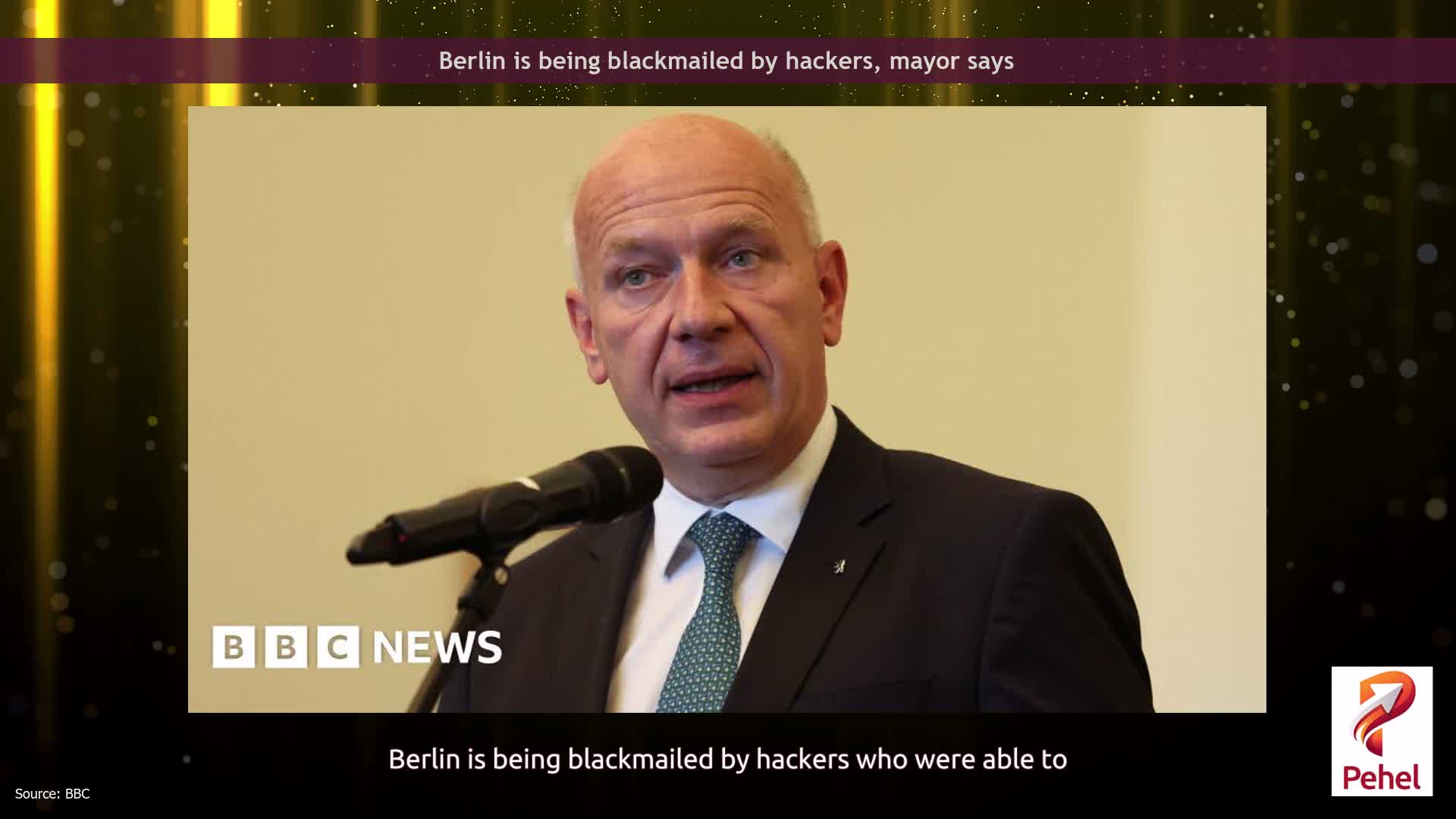 Berlin is being blackmailed by hackers, mayor says