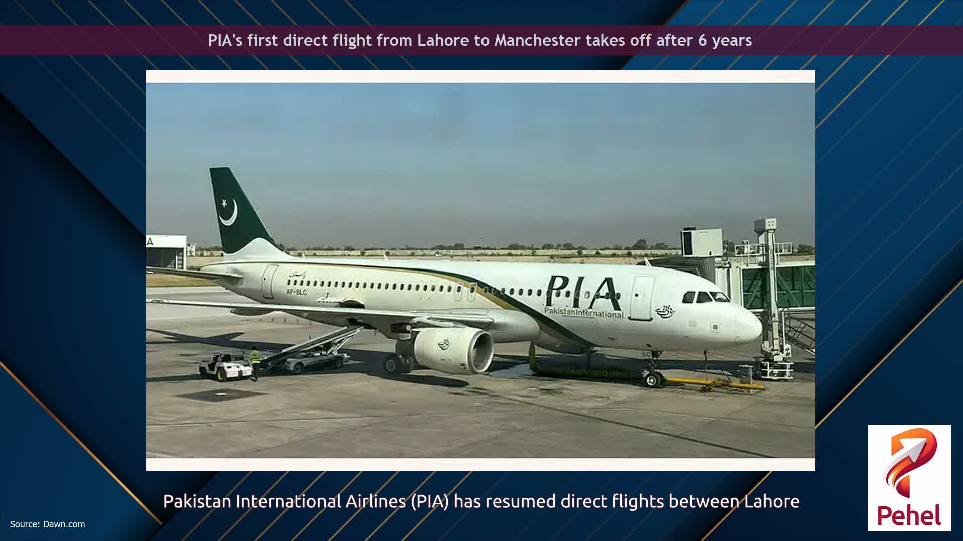 PIA's first direct flight from Lahore to Manchester takes off after 6 years