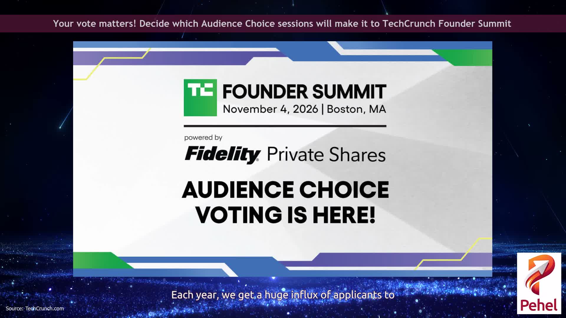 Your vote matters! Decide which Audience Choice sessions will make it to TechCrunch Founder Summit