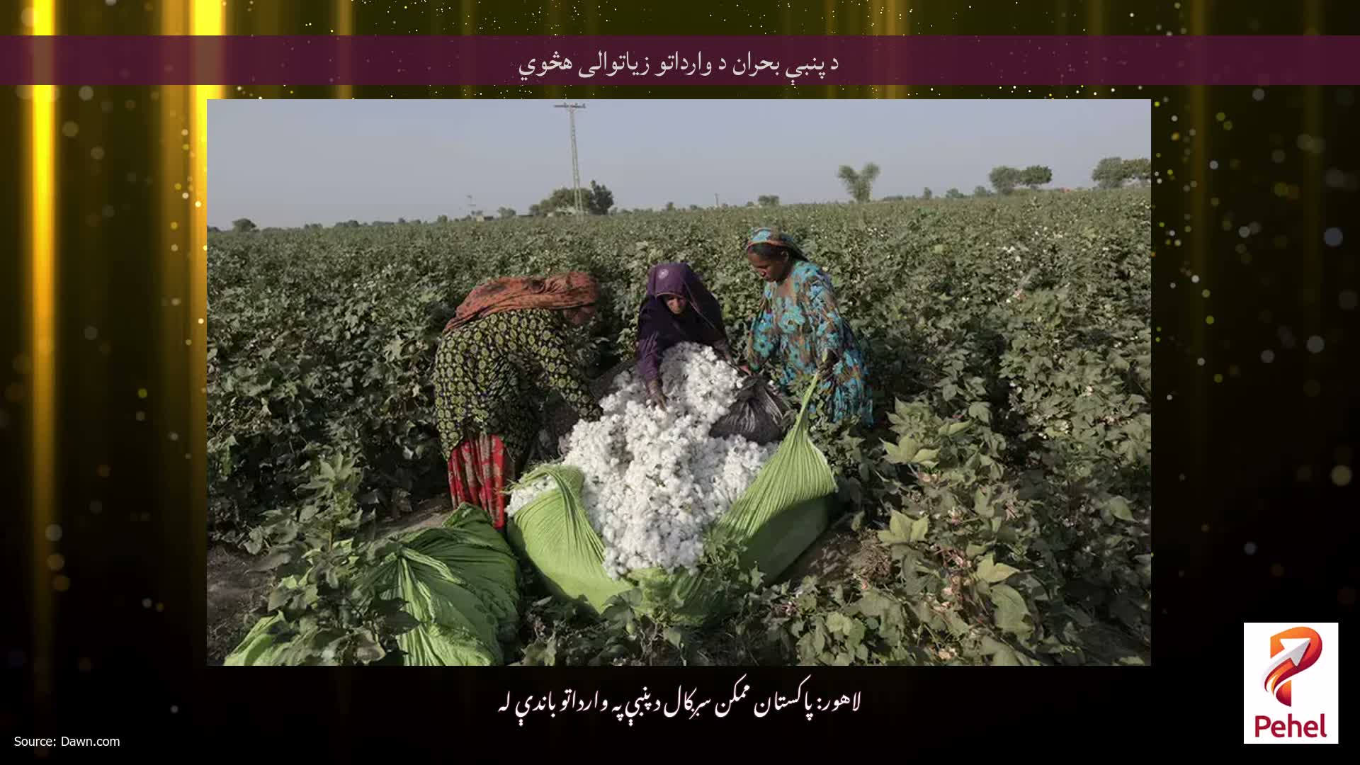 د پنبې بحران د وارداتو زیاتوالی هڅوي