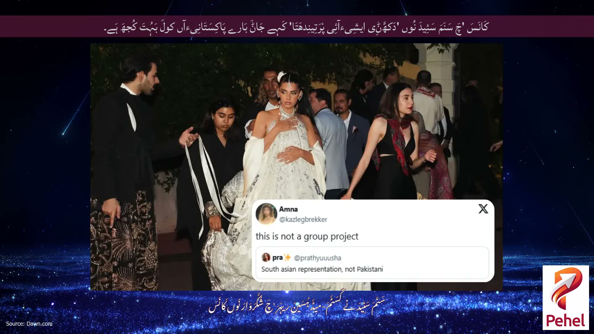 کَانَسَ 'چَ سَنَمَ سَئِیدَ نُوں 'دَکھَّݨِی ایشِیءآئِی پْرَتِینِدھَتَا' کَہے جَاݨَ بَارے پَاکِسَتَانِیءآں کولَ بَہُتَ کُجھَ ہَے۔
