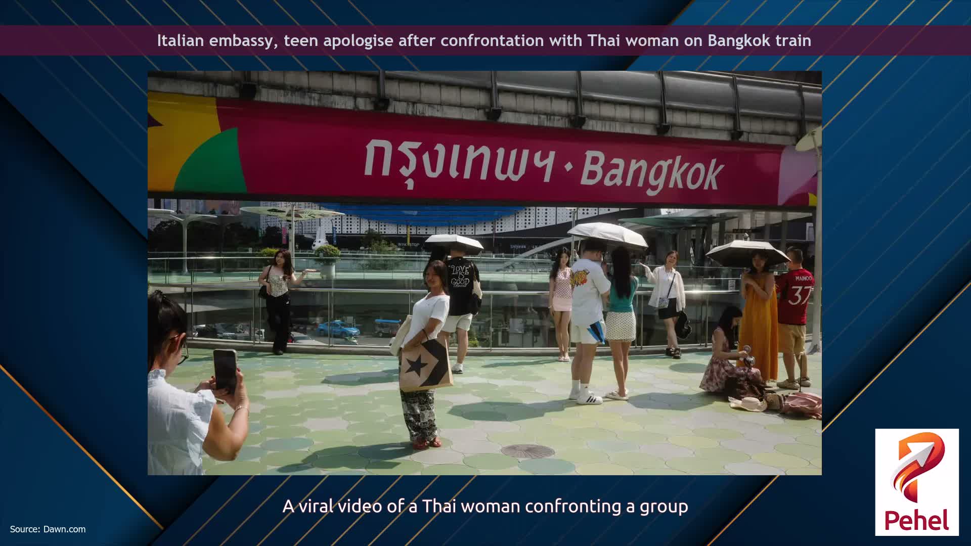 Italian embassy, teen apologise after confrontation with Thai woman on Bangkok train