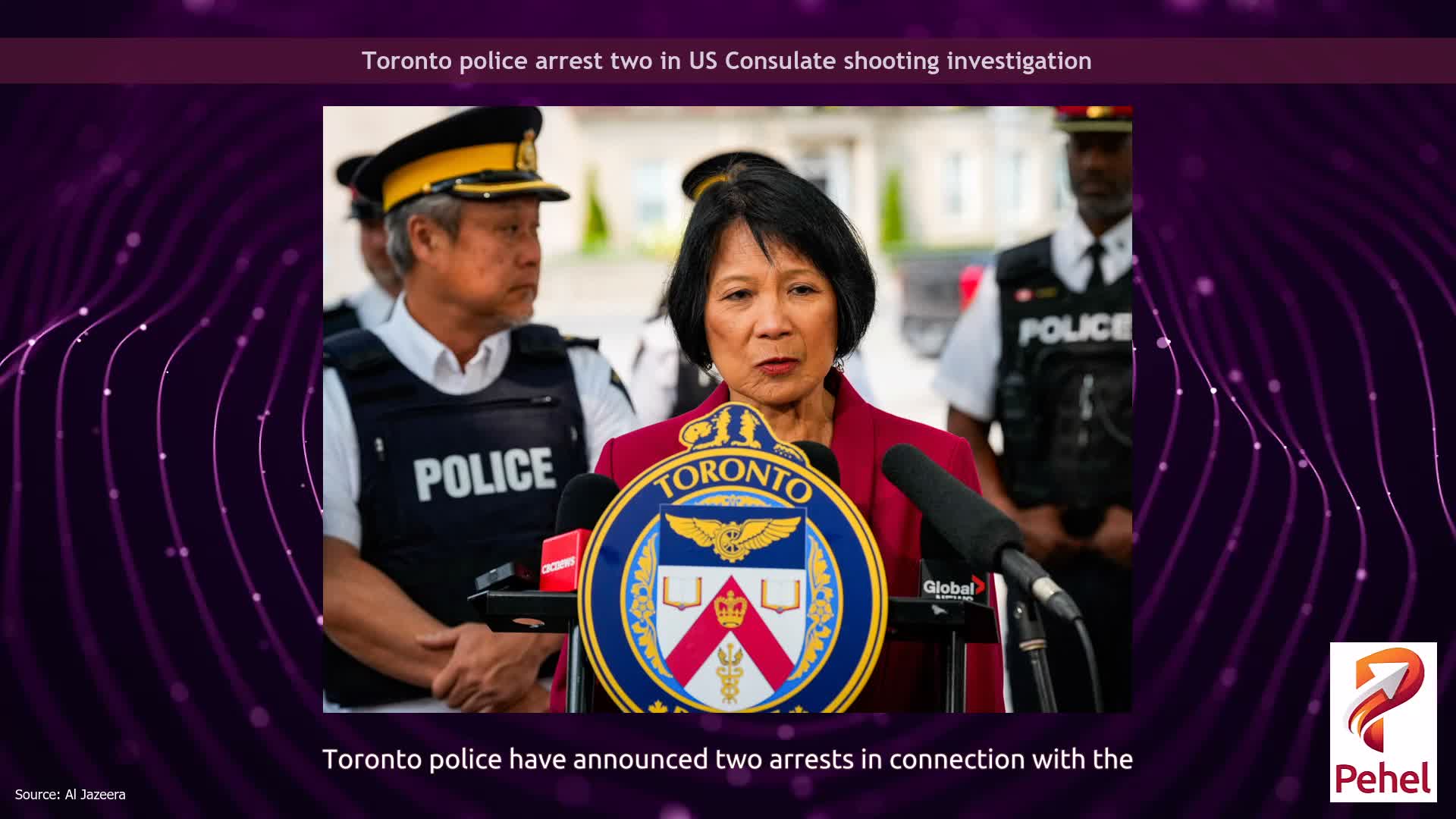 Toronto police arrest two in US Consulate shooting investigation