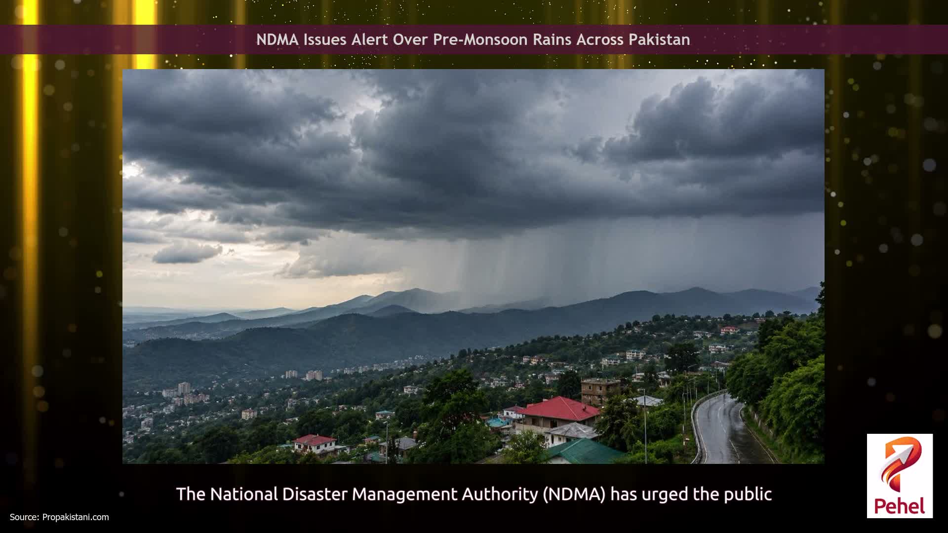 NDMA Issues Alert Over Pre-Monsoon Rains Across Pakistan