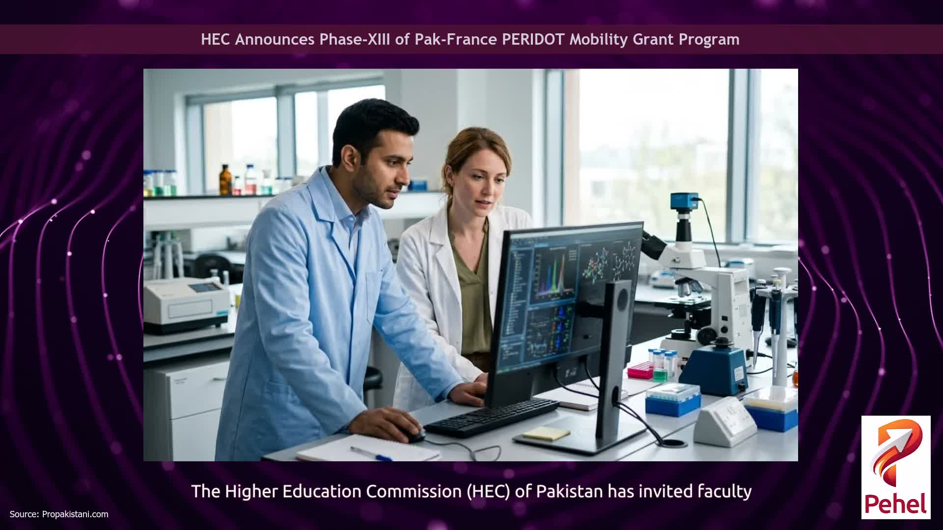 HEC Announces Phase-XIII of Pak-France PERIDOT Mobility Grant Program
