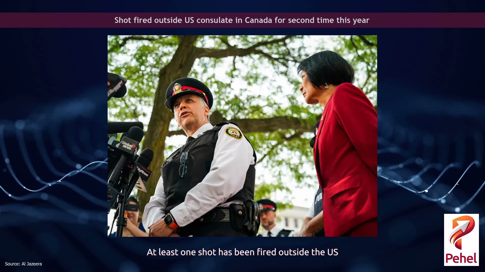 Shot fired outside US consulate in Canada for second time this year