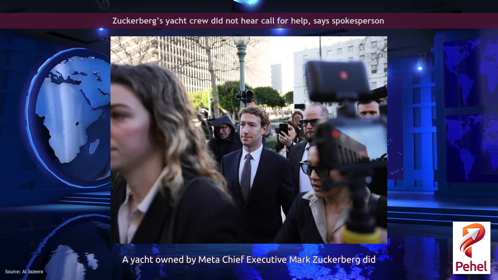 Zuckerberg’s yacht crew did not hear call for help, says spokesperson
