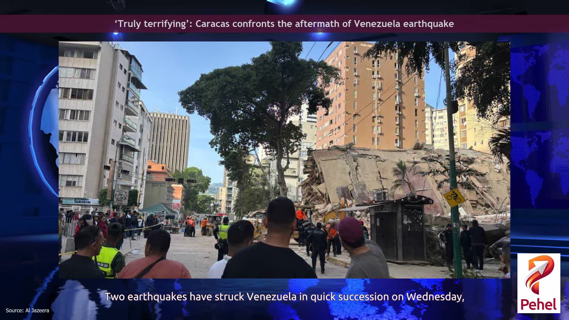 ‘Truly terrifying’: Caracas confronts the aftermath of Venezuela earthquake