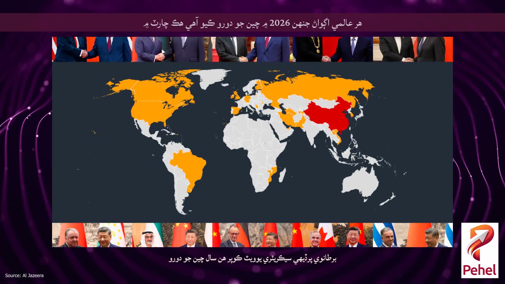 هر عالمي اڳواڻ جنهن 2026 ۾ چين جو دورو ڪيو آهي هڪ چارٽ ۾