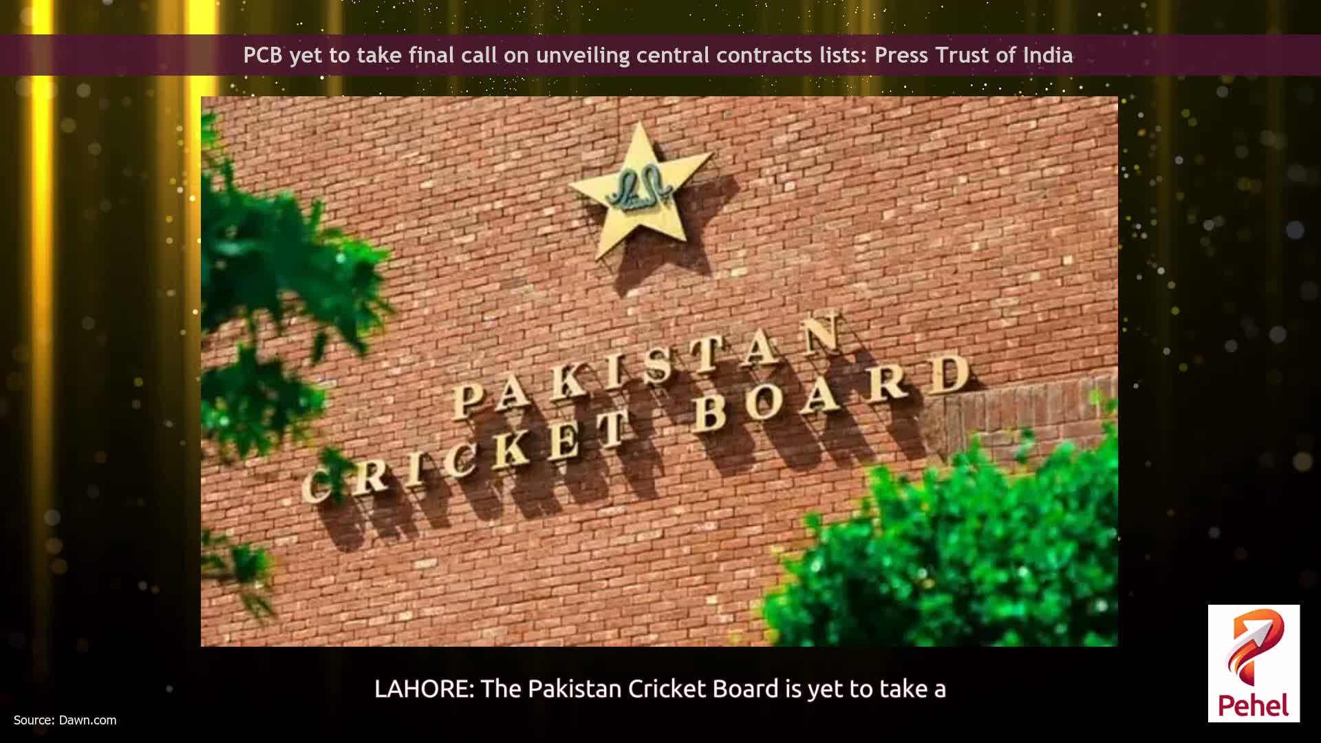 PCB yet to take final call on unveiling central contracts lists: Press Trust of India