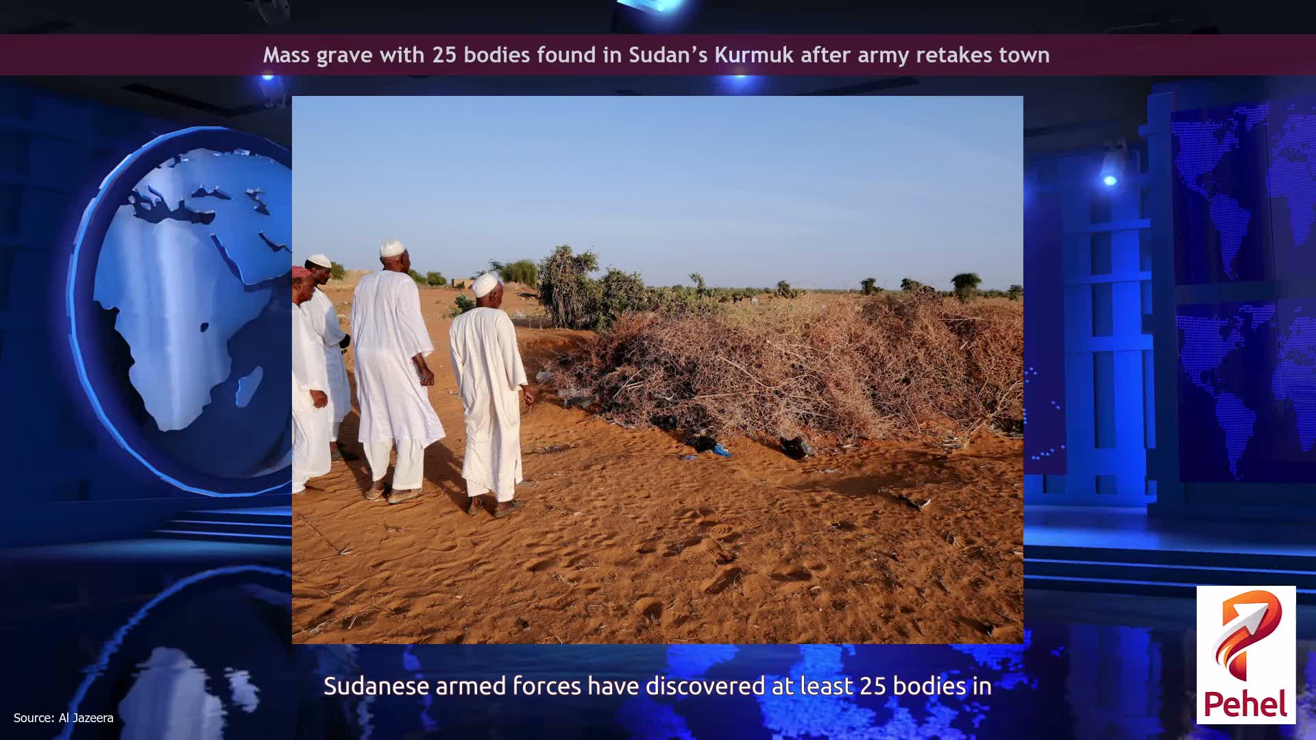 Mass grave with 25 bodies found in Sudan’s Kurmuk after army retakes town