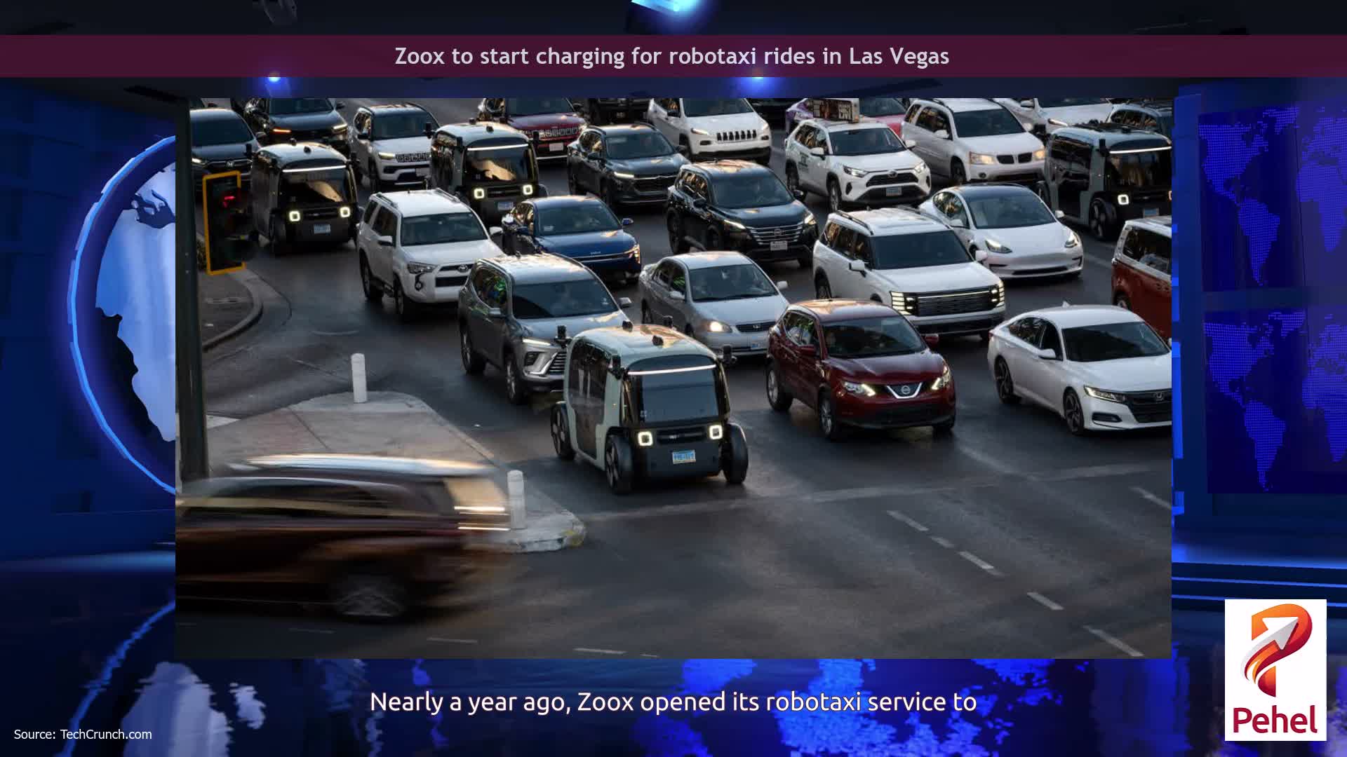 Zoox to start charging for robotaxi rides in Las Vegas