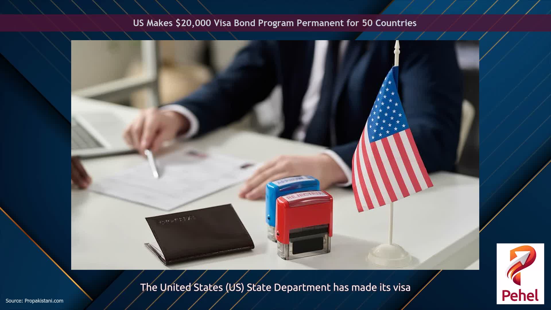 US Makes $20,000 Visa Bond Program Permanent for 50 Countries