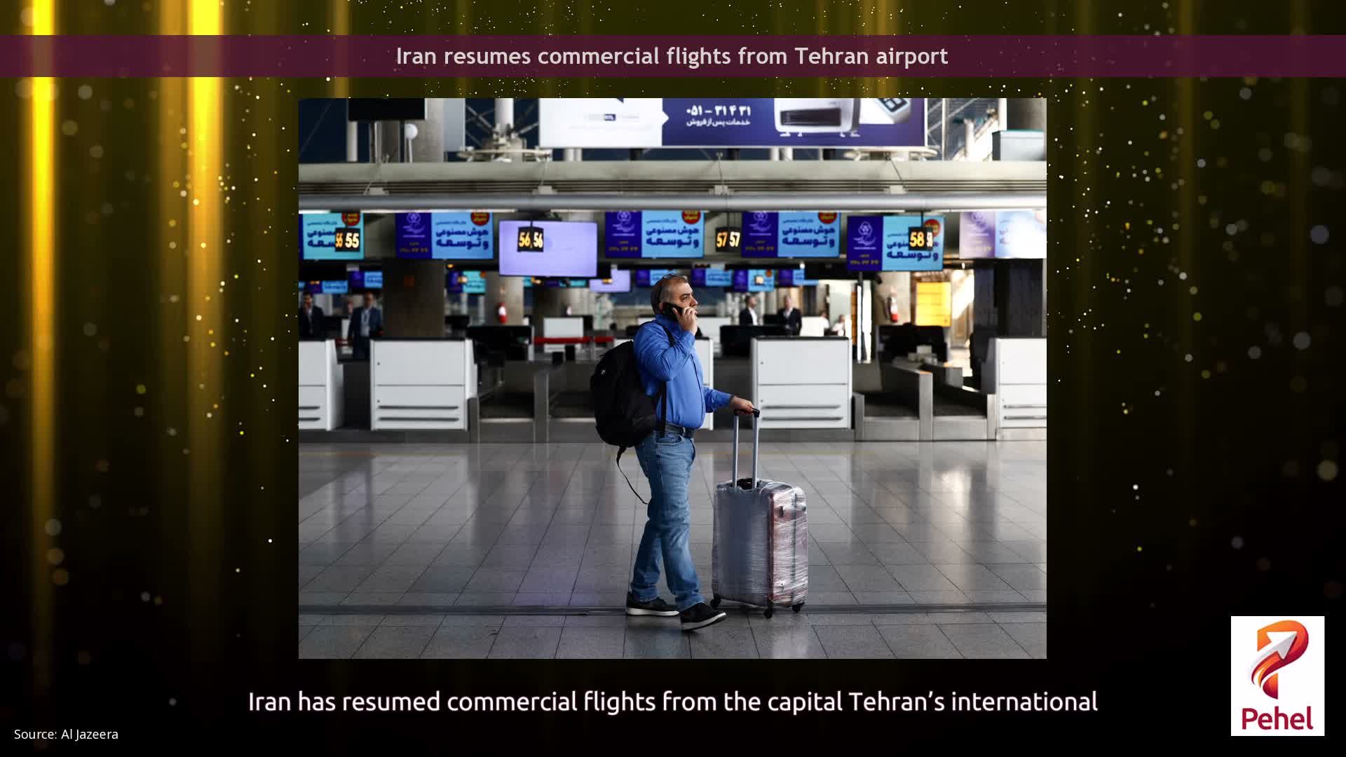Iran resumes commercial flights from Tehran airport