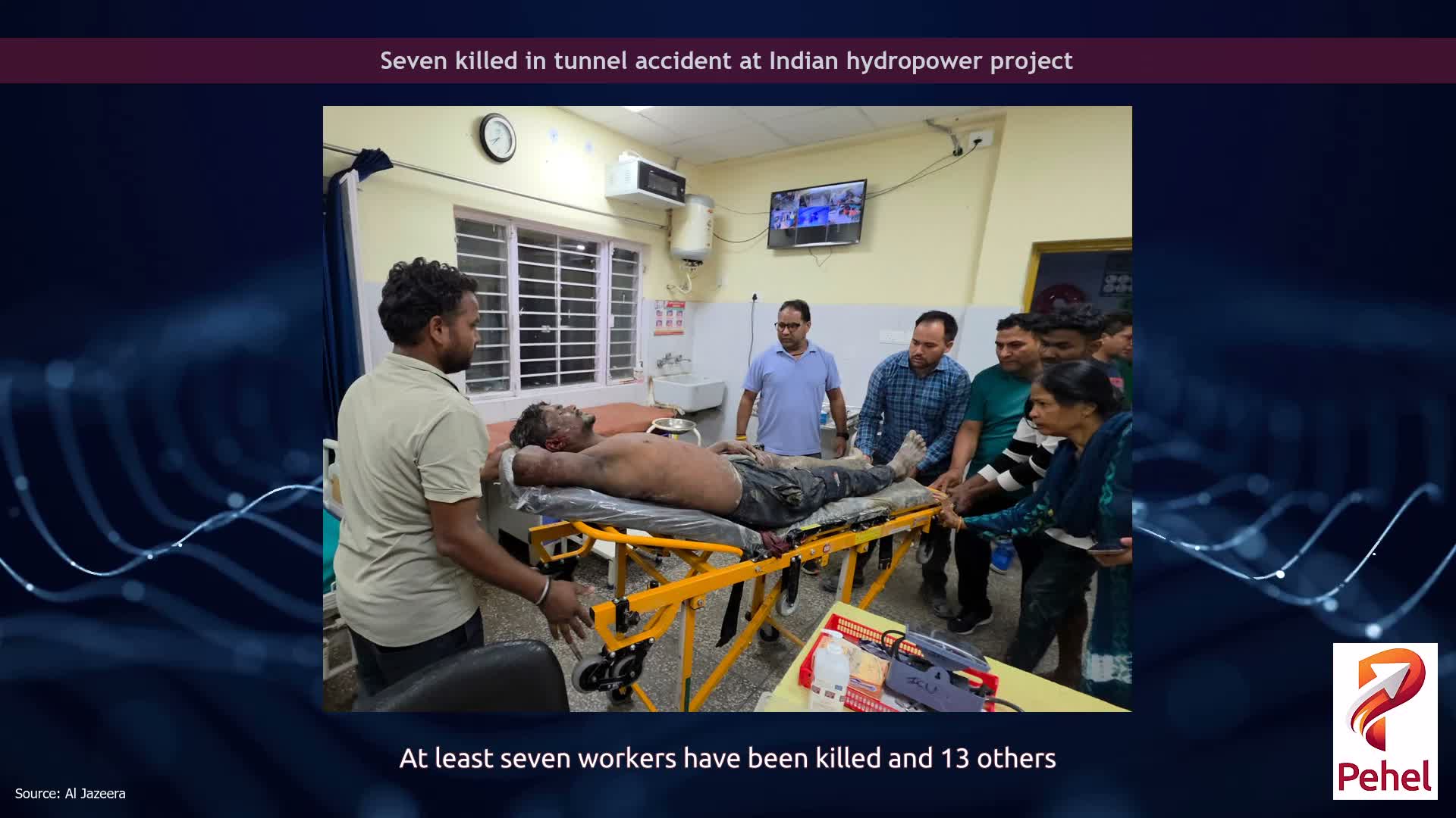 Seven killed in tunnel accident at Indian hydropower project