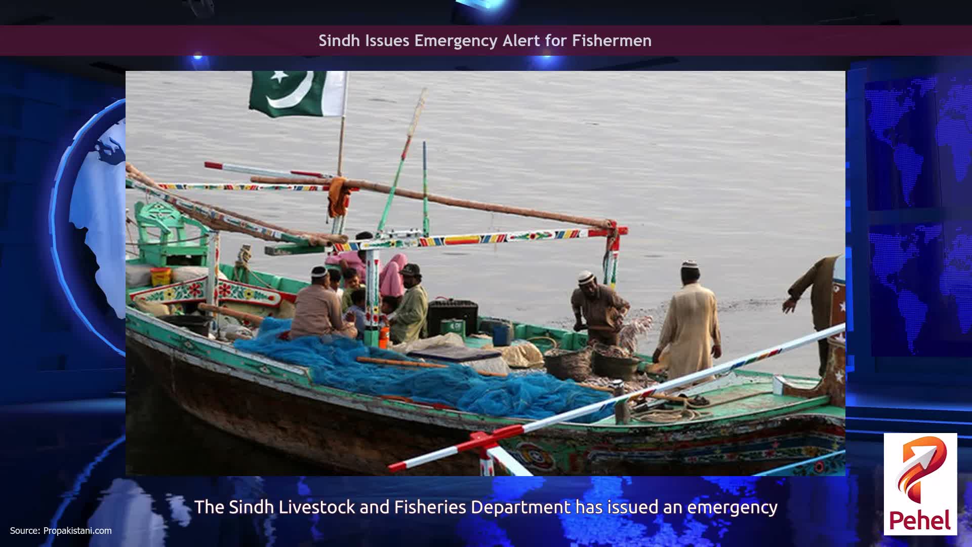Sindh Issues Emergency Alert for Fishermen