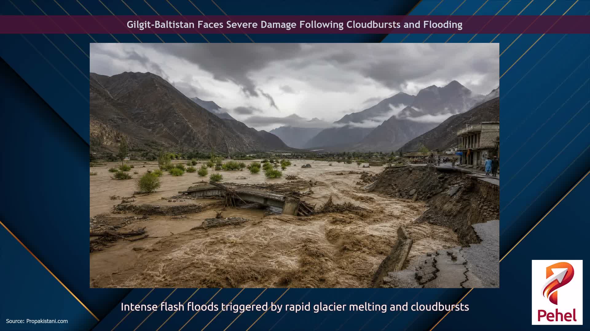 Gilgit-Baltistan Faces Severe Damage Following Cloudbursts and Flooding