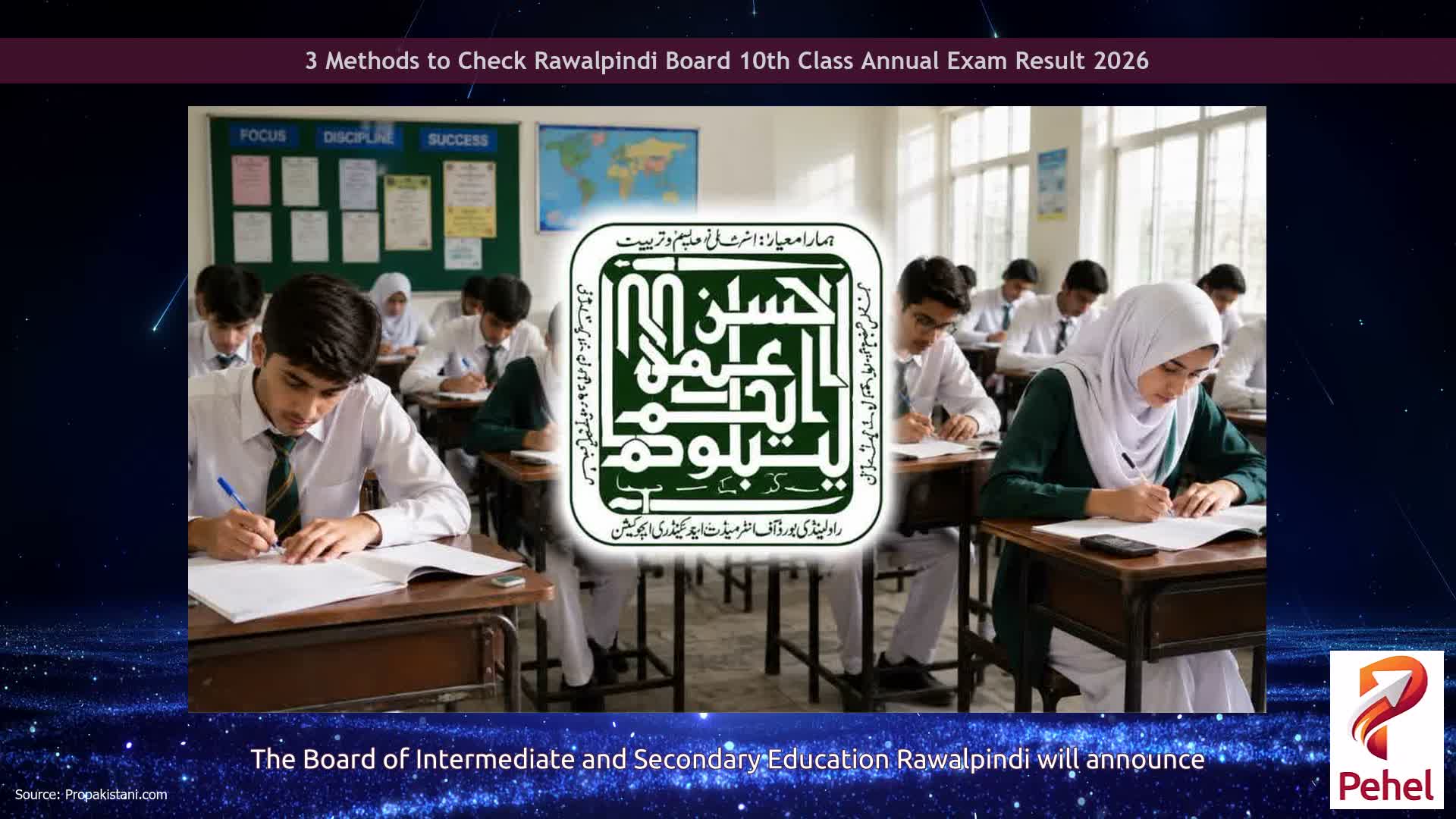 3 Methods to Check Rawalpindi Board 10th Class Annual Exam Result 2026