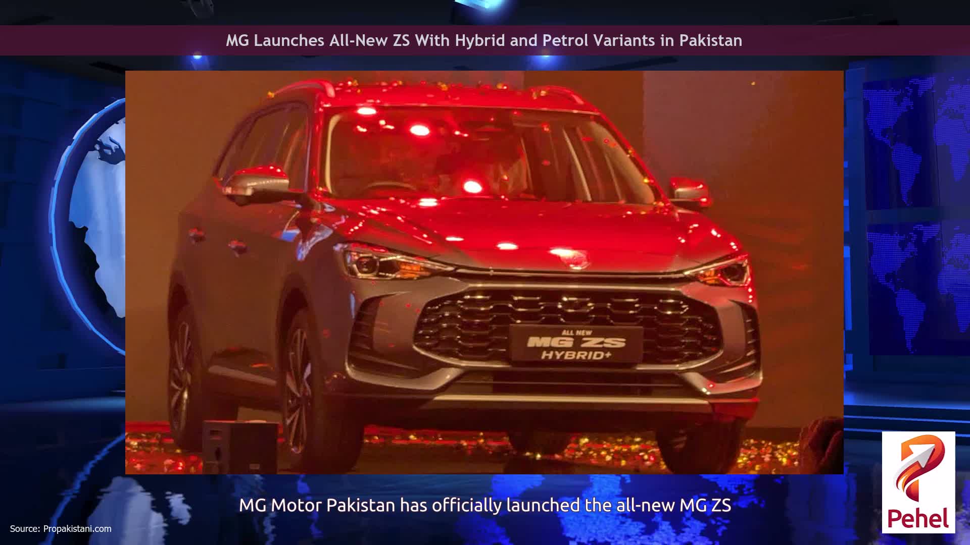 MG Launches All-New ZS With Hybrid and Petrol Variants in Pakistan