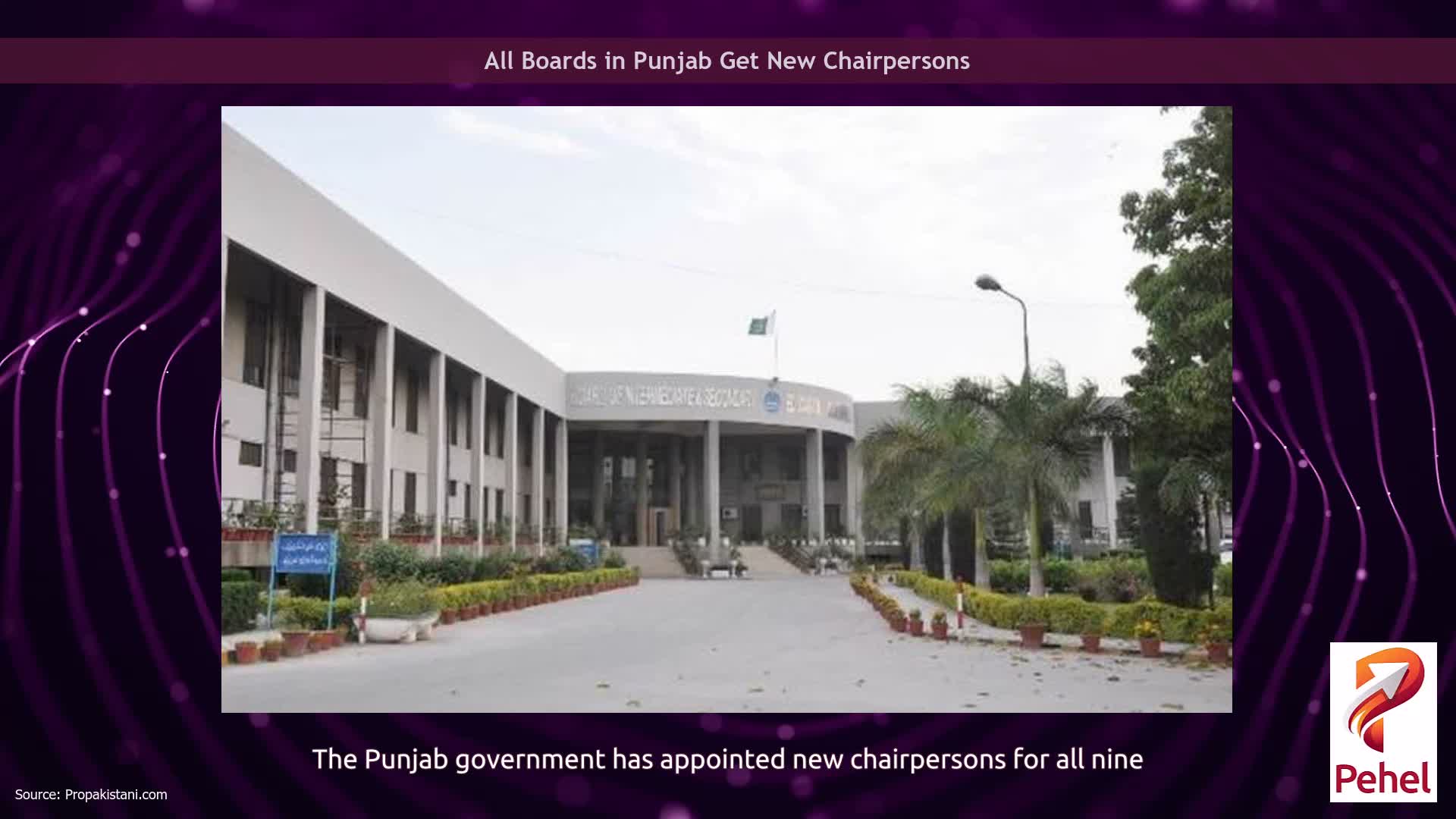 All Boards in Punjab Get New Chairpersons