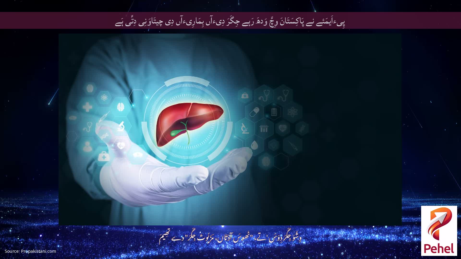 پِیءاَیمَئے نے پَاکِسَتَانَ وِچَّ وَدھَ رَہے جِگَرَ دِیءآں بِمَارِیءآں دِی چیتَاوَنِی دِتِّی ہَے