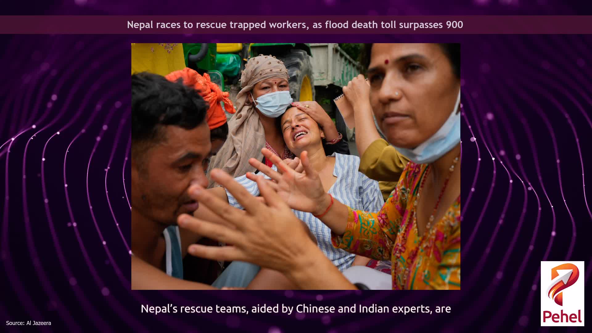 Nepal races to rescue trapped workers, as flood death toll surpasses 900