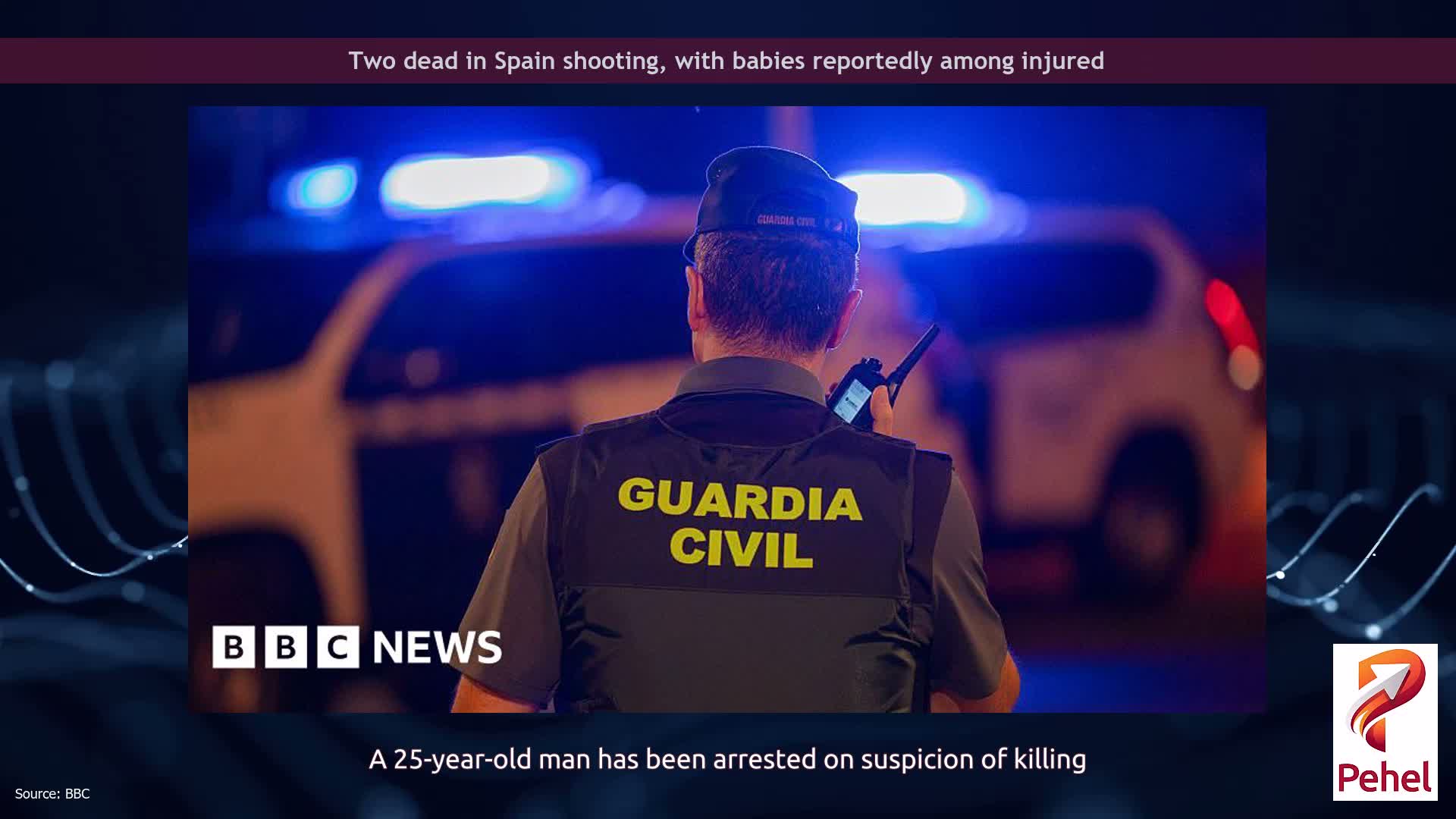 Two dead in Spain shooting, with babies reportedly among injured