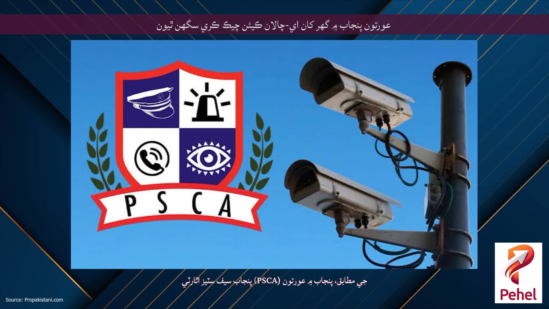 عورتون پنجاب ۾ گهر کان اي-چالان ڪيئن چيڪ ڪري سگهن ٿيون
