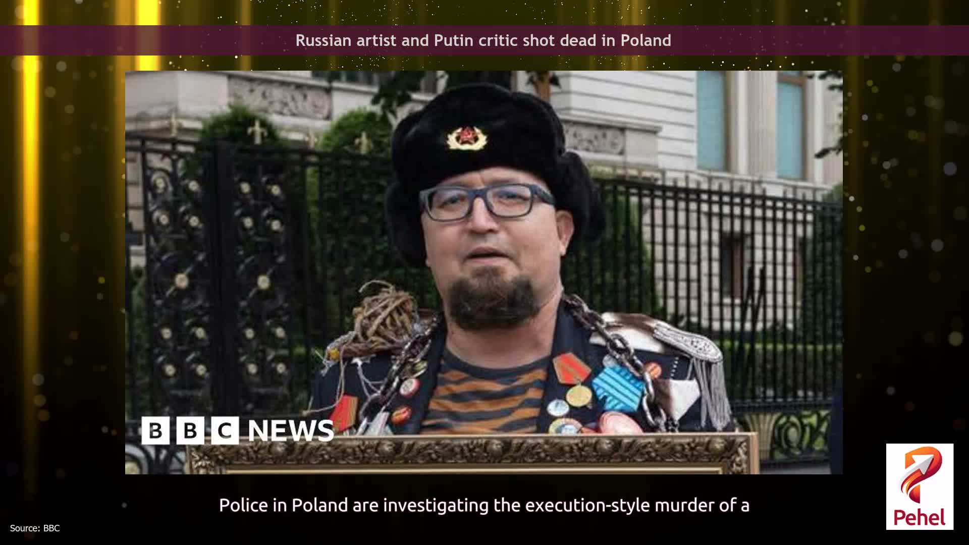Russian artist and Putin critic shot dead in Poland