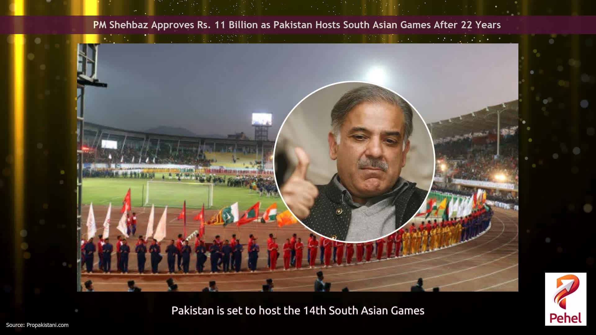 PM Shehbaz Approves Rs. 11 Billion as Pakistan Hosts South Asian Games After 22 Years