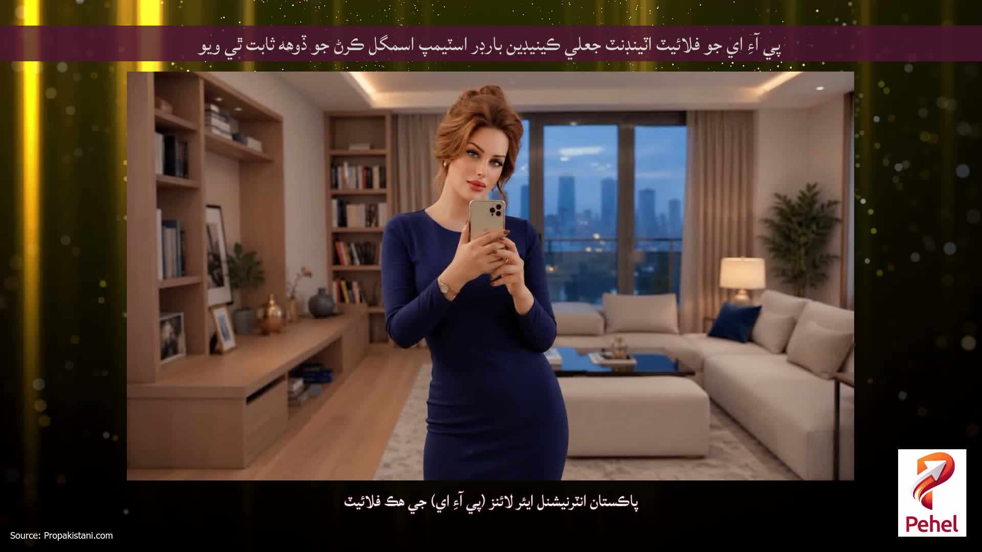 پي آءِ اي جو فلائيٽ اٽينڊنٽ جعلي ڪينيڊين بارڊر اسٽيمپ اسمگل ڪرڻ جو ڏوهه ثابت ٿي ويو