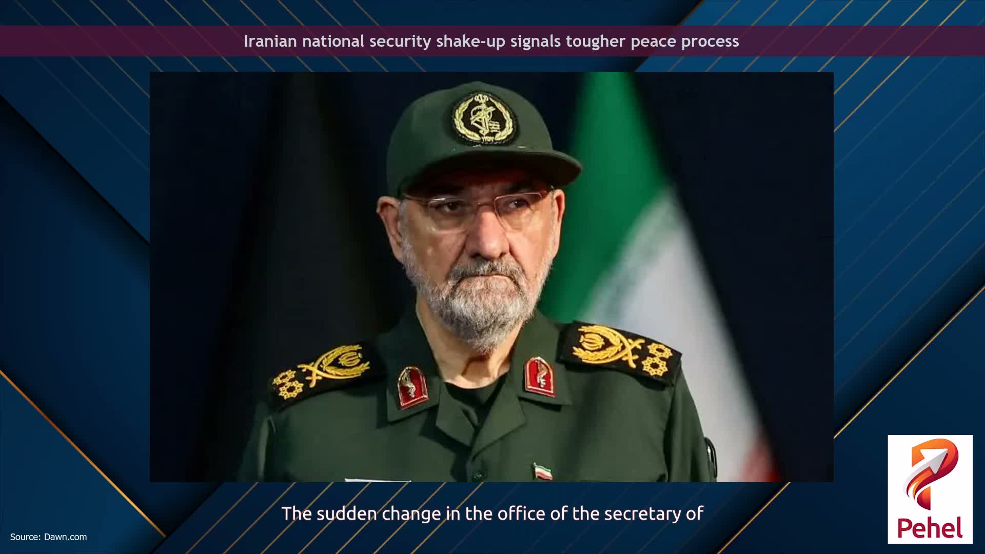 Iranian national security shake-up signals tougher peace process