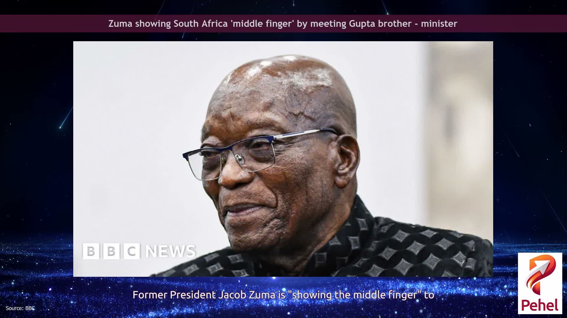 Zuma showing South Africa 'middle finger' by meeting Gupta brother - minister