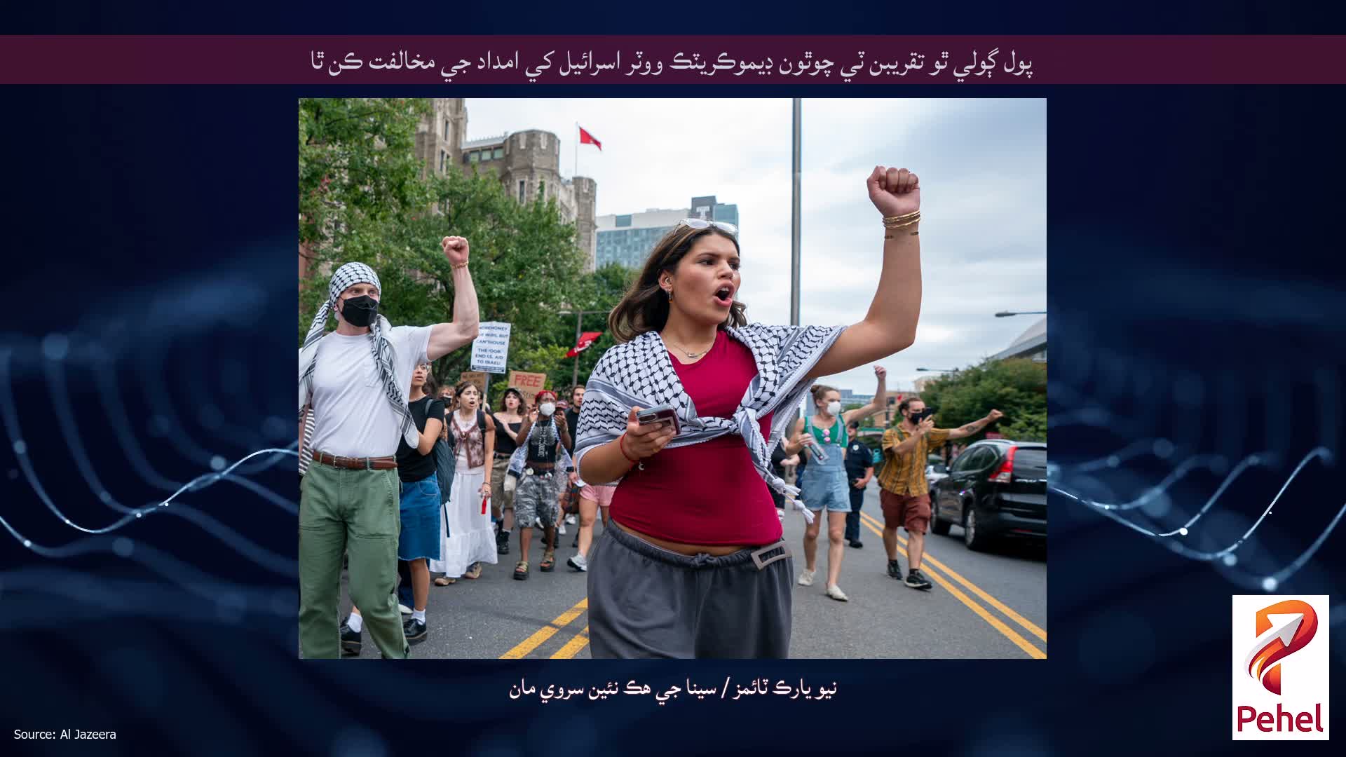 پول ڳولي ٿو تقريبن ٽي چوٿون ڊيموڪريٽڪ ووٽر اسرائيل کي امداد جي مخالفت ڪن ٿا