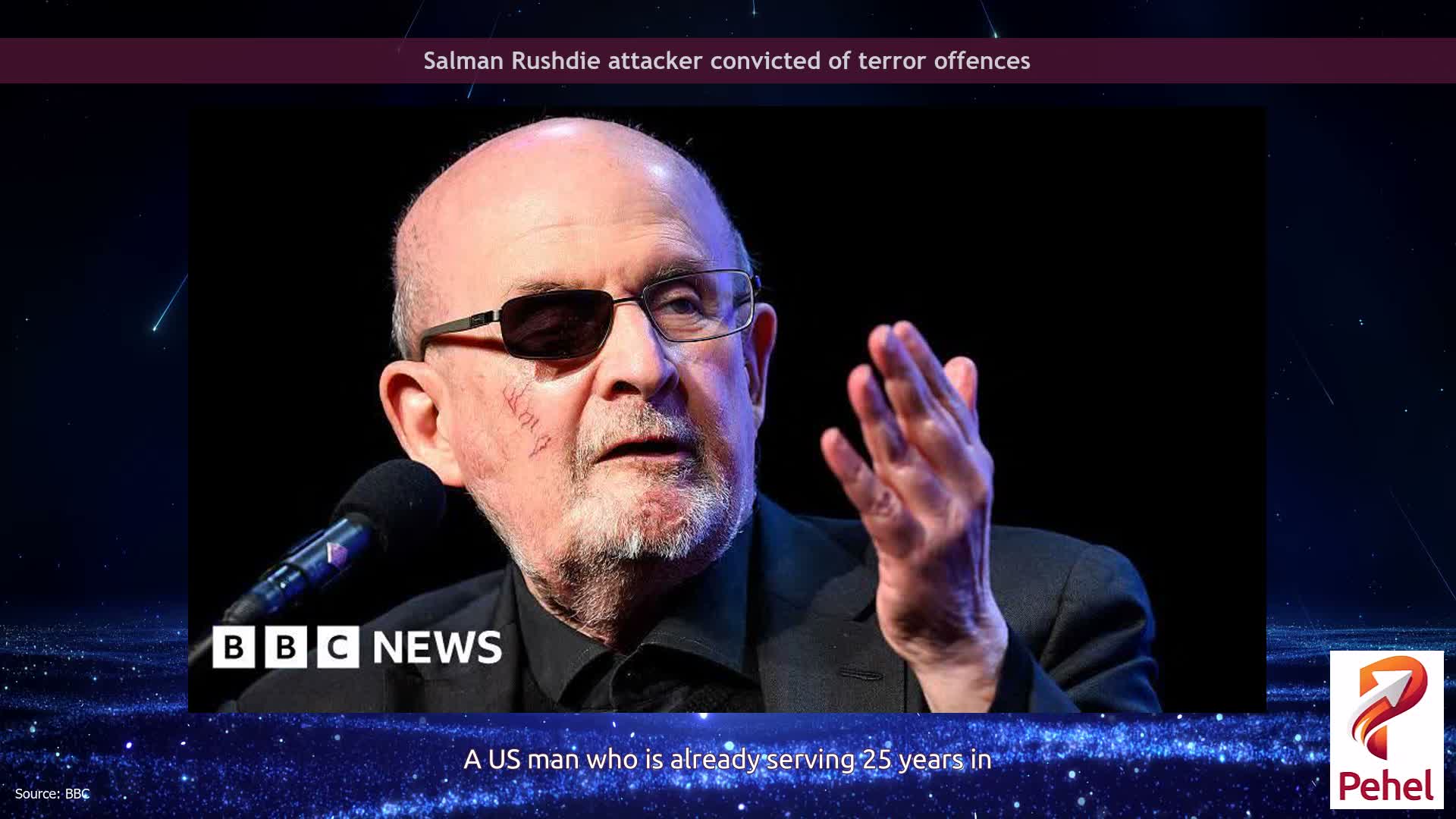 Salman Rushdie attacker convicted of terror offences