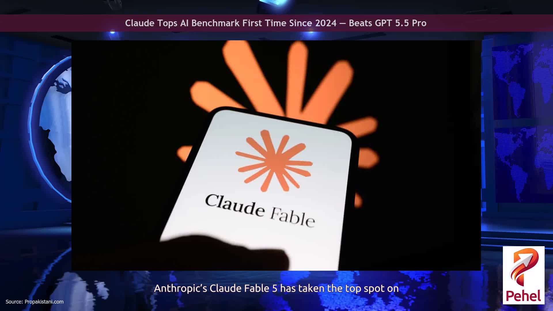 Claude Tops AI Benchmark First Time Since 2024 — Beats GPT 5.5 Pro