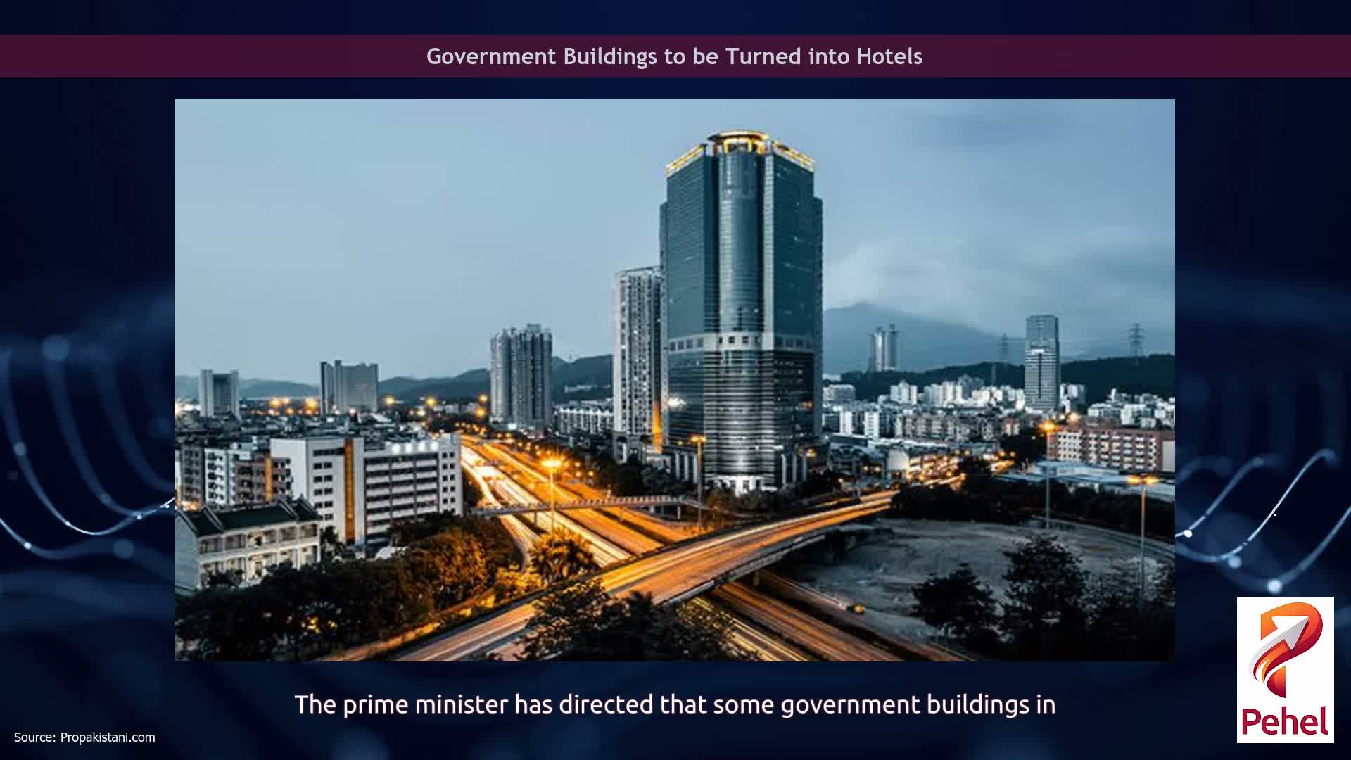 Government Buildings to be Turned into Hotels
