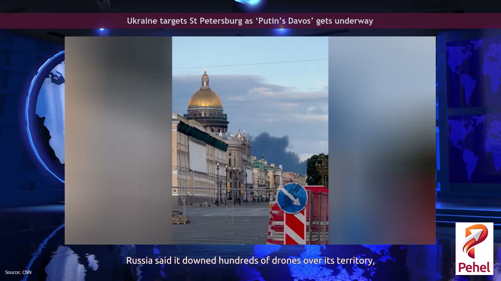 Ukraine targets St Petersburg as ‘Putin’s Davos’ gets underway