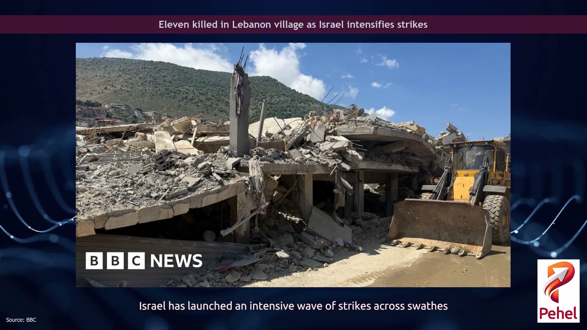 Eleven killed in Lebanon village as Israel intensifies strikes