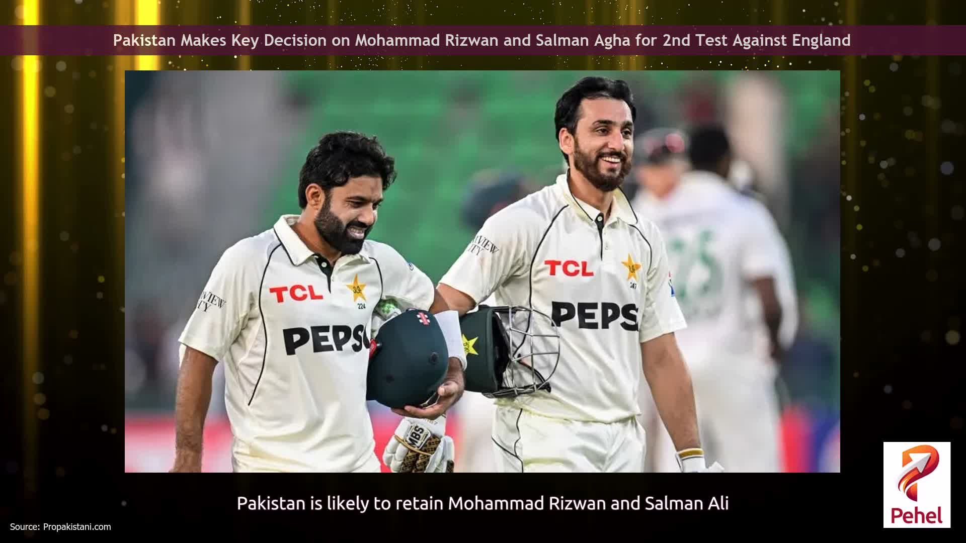 Pakistan Makes Key Decision on Mohammad Rizwan and Salman Agha for 2nd Test Against England