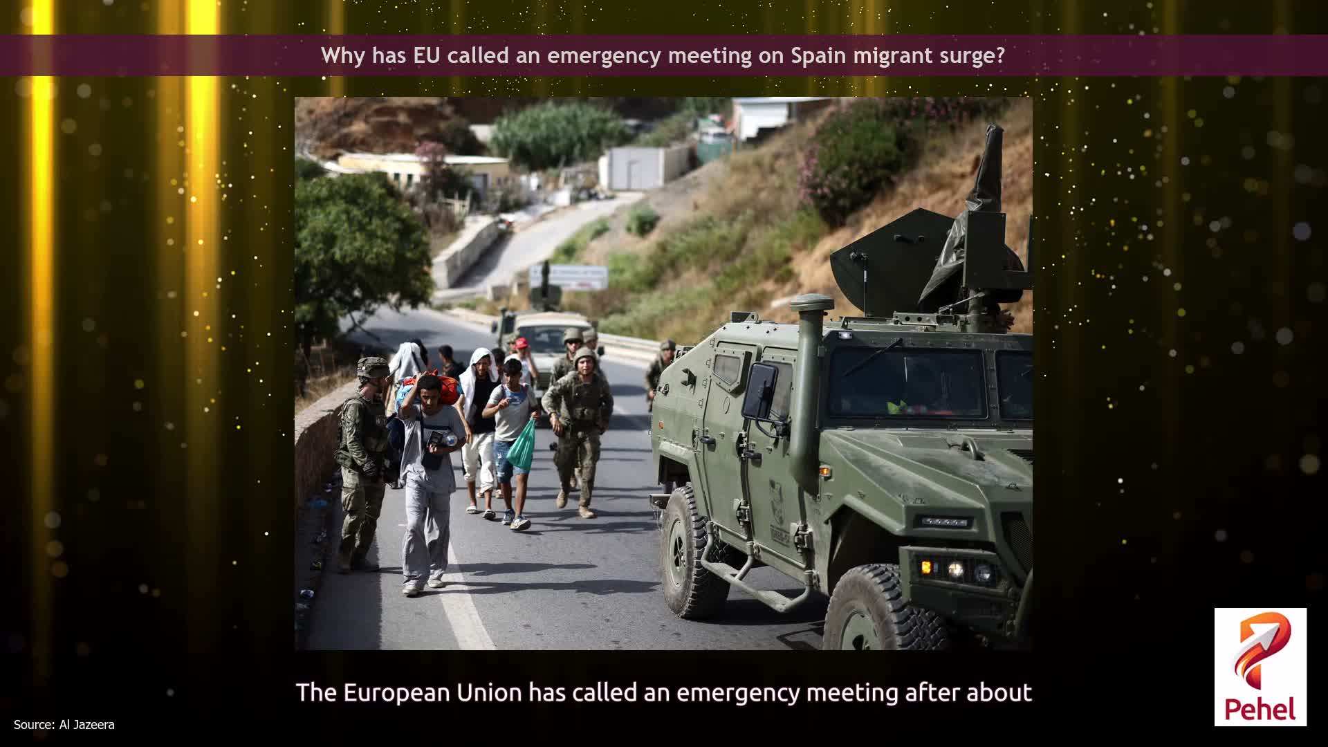 Why has EU called an emergency meeting on Spain migrant surge?