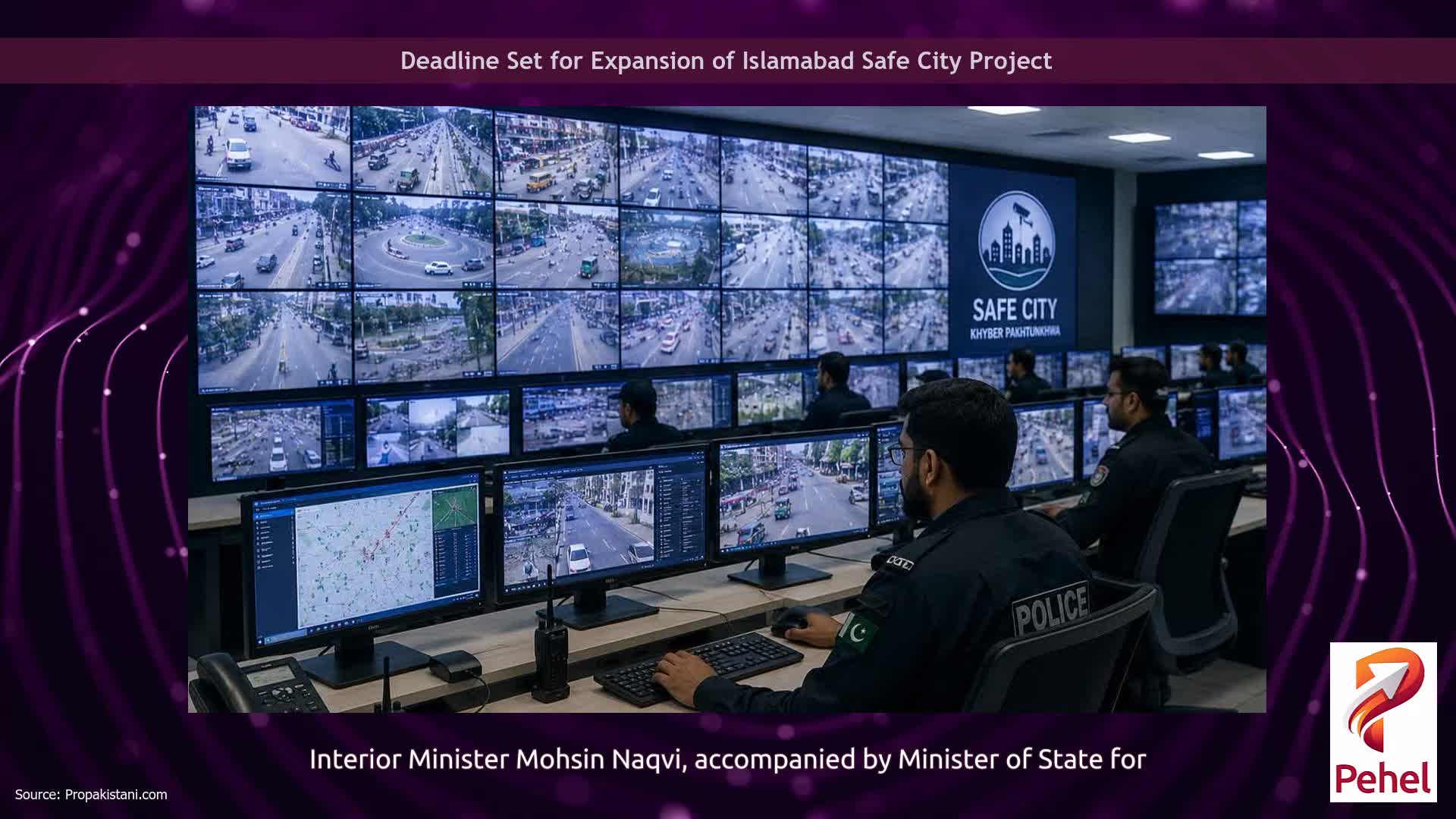 Deadline Set for Expansion of Islamabad Safe City Project