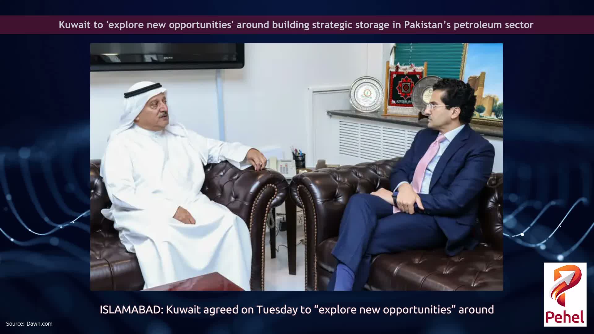 Kuwait to 'explore new opportunities' around building strategic storage in Pakistan’s petroleum sector