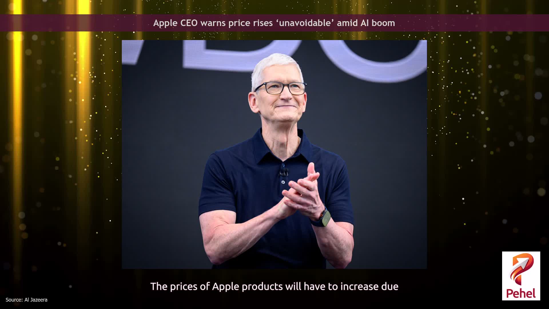 Apple CEO warns price rises ‘unavoidable’ amid AI boom
