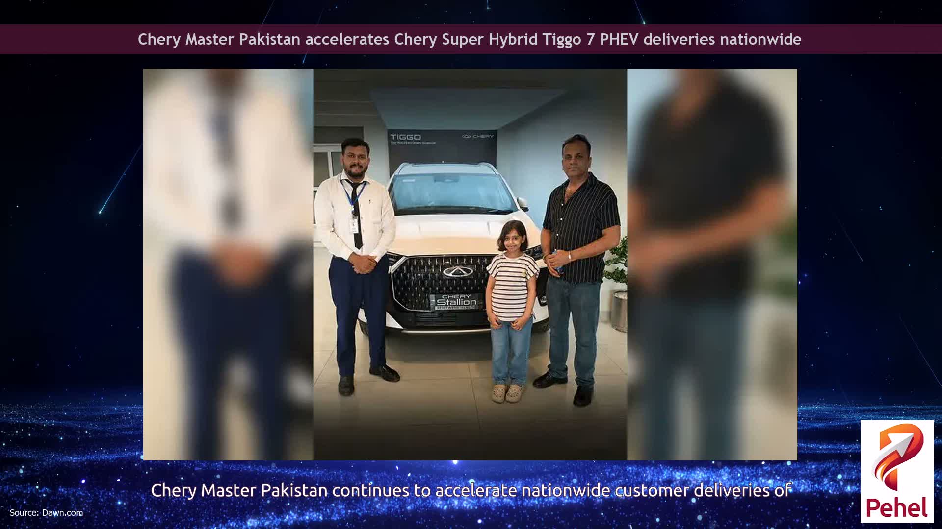 Chery Master Pakistan accelerates Chery Super Hybrid Tiggo 7 PHEV deliveries nationwide