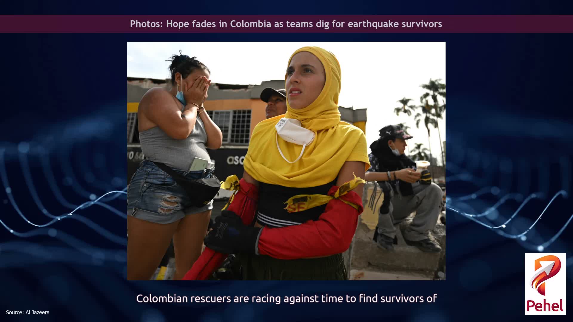 Photos: Hope fades in Colombia as teams dig for earthquake survivors