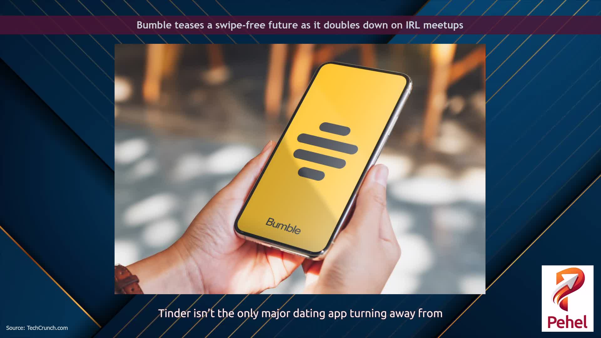 Bumble teases a swipe-free future as it doubles down on IRL meetups