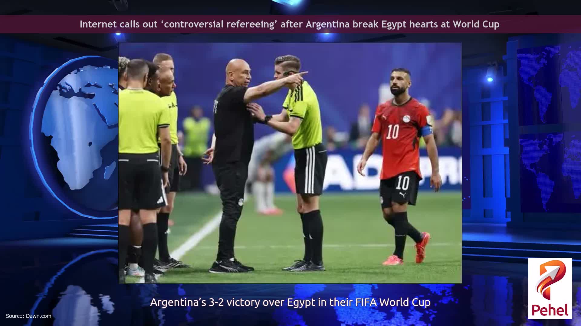 Internet calls out ‘controversial refereeing’ after Argentina break Egypt hearts at World Cup