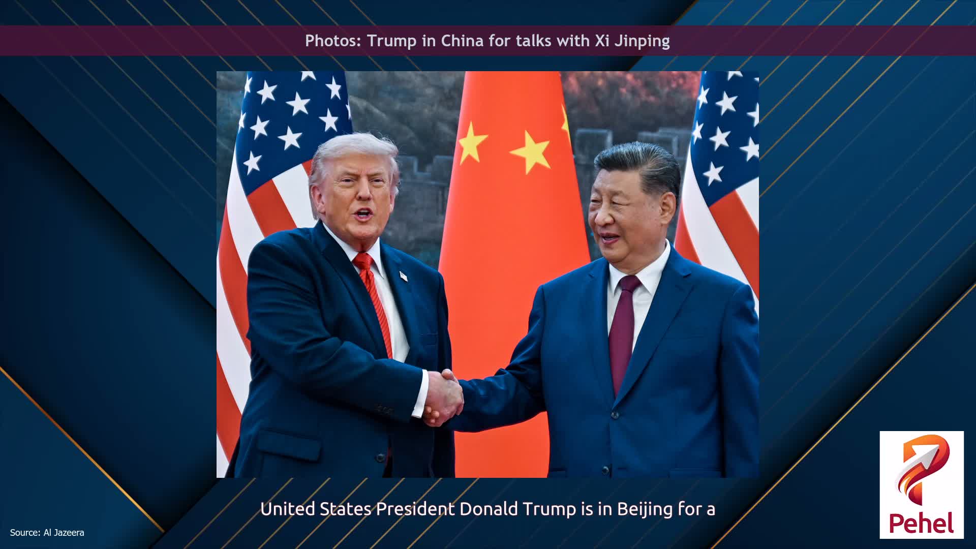 Photos: Trump in China for talks with Xi Jinping