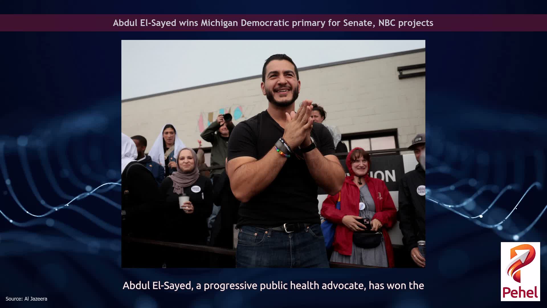 Abdul El-Sayed wins Michigan Democratic primary for Senate, NBC projects
